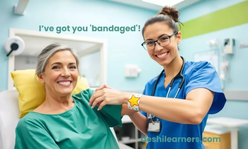 I’ve got you 'bandaged'! Nurse Puns