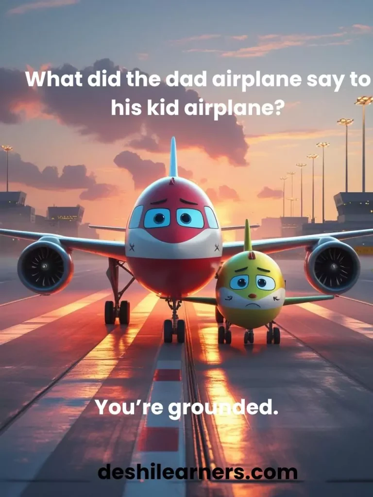 What did the dad airplane say to his kid airplane airplane puns