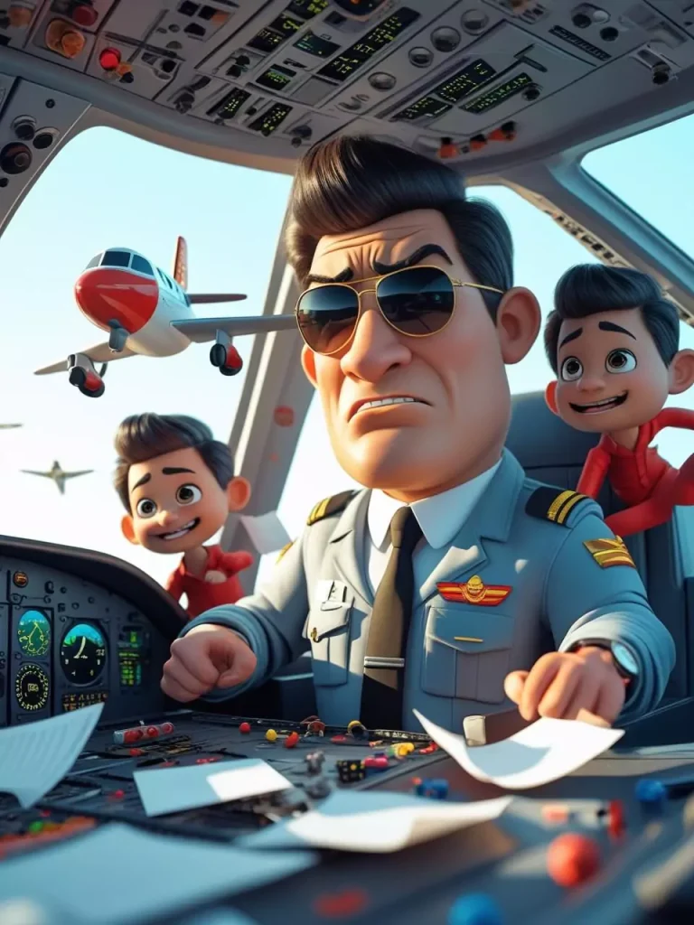 Why did the dad plane scold his kids airplane puns