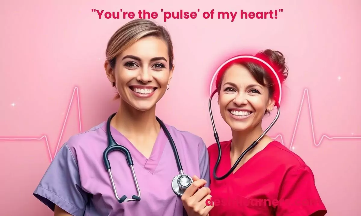 You're the 'pulse' of my heart! Nurse Puns