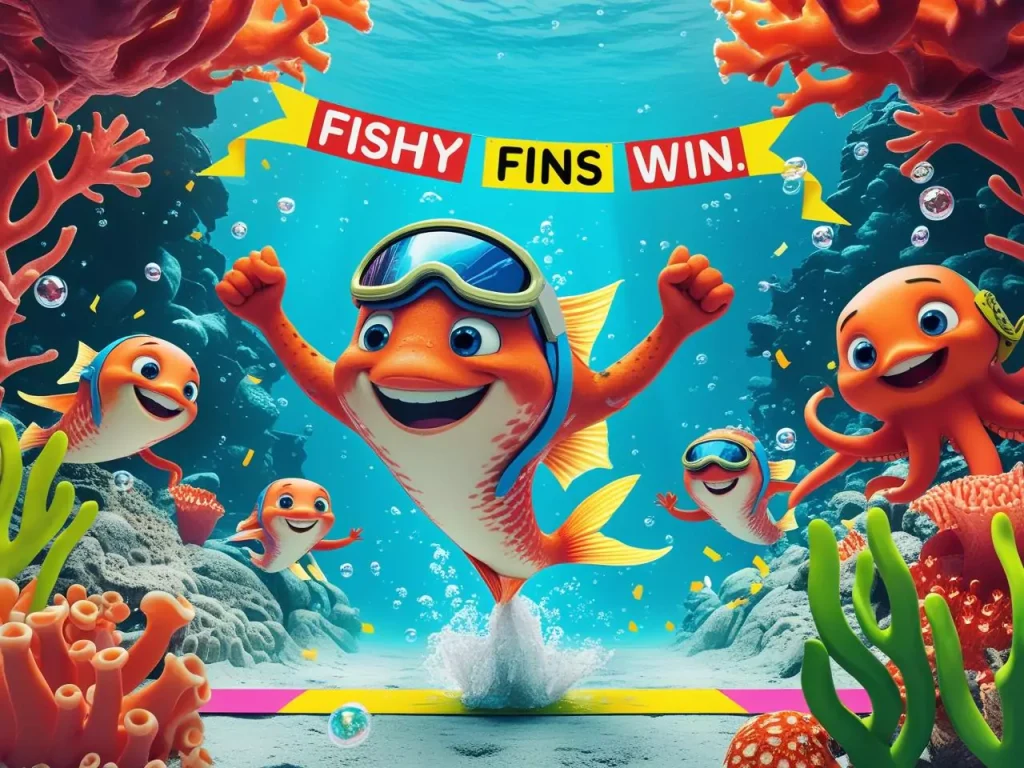 Fishy fins win! fish puns