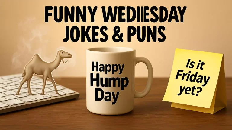 Wednesday Jokes, Puns, One liners