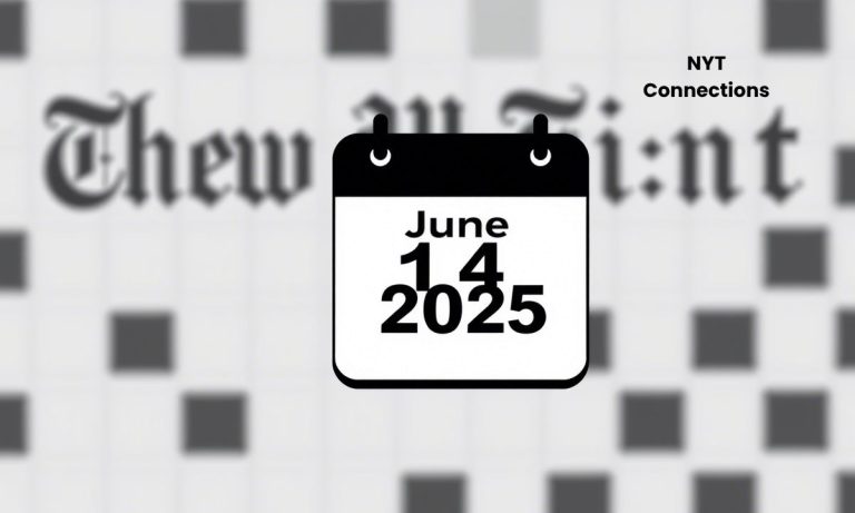 NYT Connections puzzle for June 14, 2025