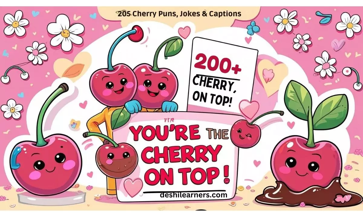 Cherry Puns, Jokes & Captions That Are Sweet as Pie
