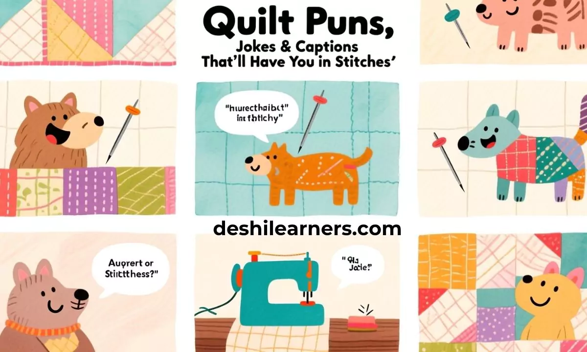 Quilt Puns, Jokes for Instagram Captions