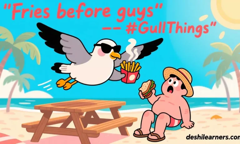 Seagull Puns, Jokes & Captions