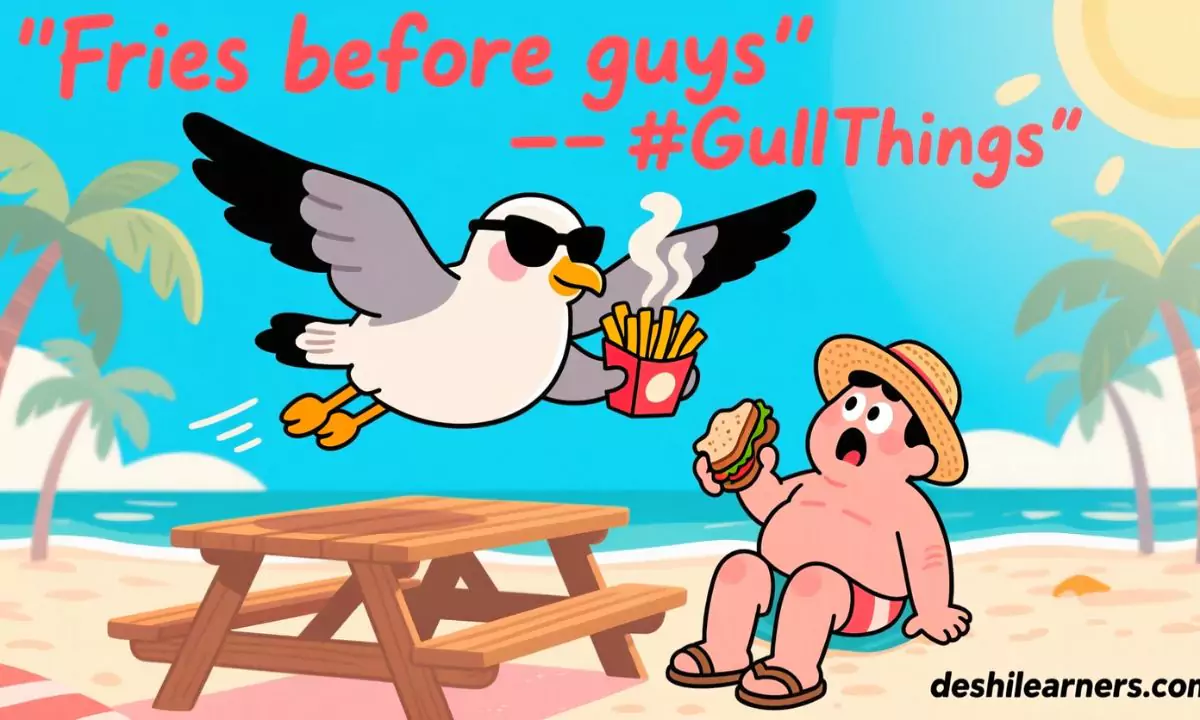 Seagull Puns, Jokes & Captions