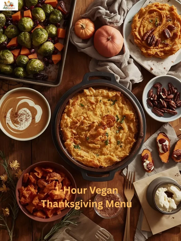 1 Hour Vegan Thanksgiving Menu