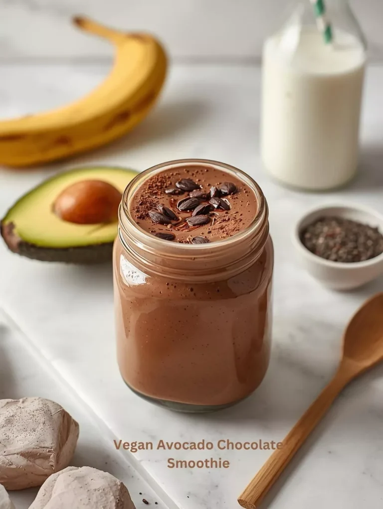 Vegan Avocado Chocolate Smoothie reicpe